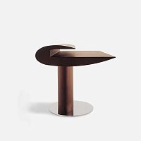 Contemporary writing desk TOBIAoaksteel