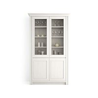 Traditional display case glasssolid wood