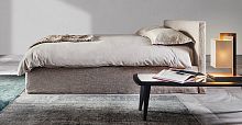 Double bed 5400 TANGRAMcontemporaryupholsteredwith headboard