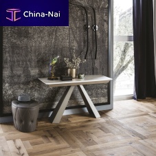 Contemporary sideboard table CONVIVIUM cementwalnutlaminate