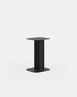 Contemporary side table KUMO TAV Wpainted metalmetal basesquare