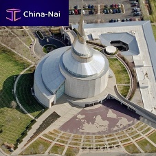 Rounded roofing INDEPENDENCE TEMPLEsheet metalsheet steelstainless steel