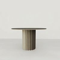 Contemporary dining table ATHENAoakoak baseround