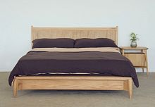 Double bed HOLDcontemporarywith headboardwith in-base storage