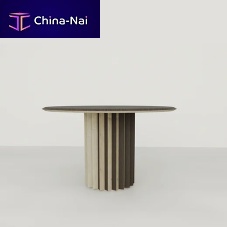 Contemporary dining table ATHENAoakoak baseround