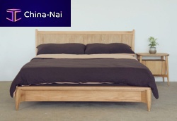 Double bed HOLDcontemporarywith headboardwith in-base storage