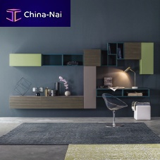 Contemporary living room wall unit ZERO.16lacquered wood