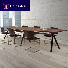 Contemporary table PAPILLONoakwalnutash