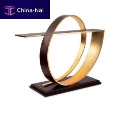 Original design sideboard table CYCLONEwoodenmetalstone