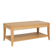 Contemporary coffee table ARTISANoakrectangularwith storage compartment