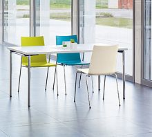 Contemporary table TRUST 2237wood veneerHPLABS