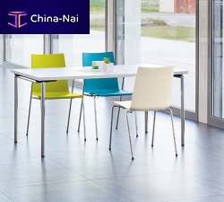 Contemporary table TRUST 2237wood veneerHPLABS