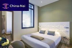 Double bed headboard original designacrylicwith lights
