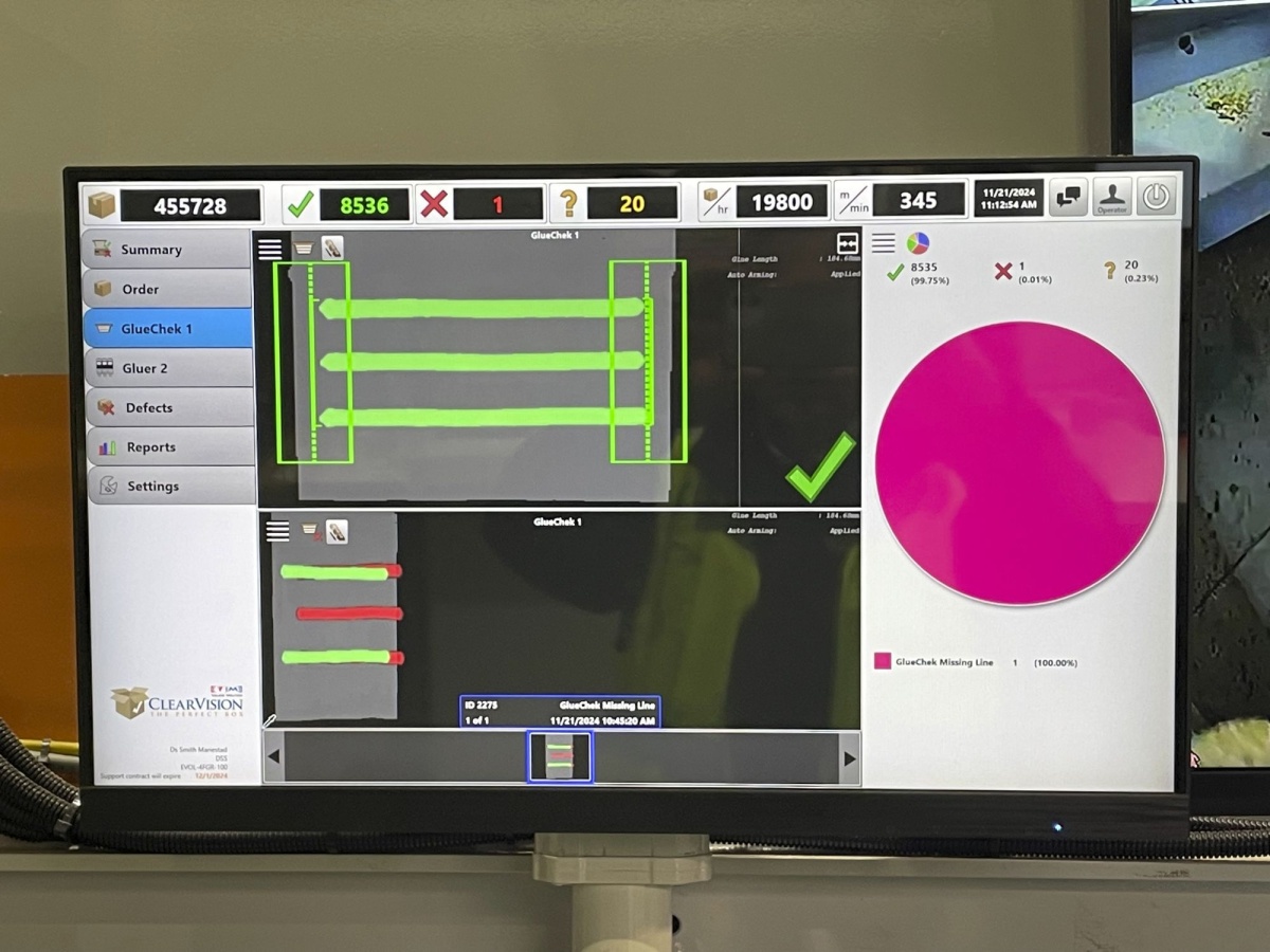 Camera inspection system GlueChek™quality controlfor defect ...