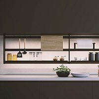 Wall-mounted shelf HANG LUXcontemporarymetalfor kitchens