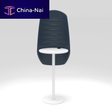 Contemporary high bar table ERMESlaminatefabricsteel base
