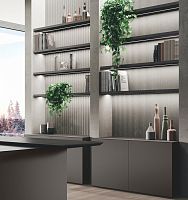 Wall-mounted shelf VOGUEcontemporarywoodenfor kitchens