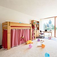 Loft bed RABBITsinglecontemporarychild's