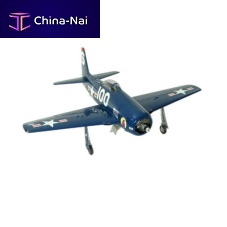 Radio-controlled airplane with combustion engine Bearcat F8F Blue
