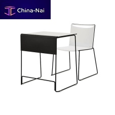 Contemporary table SPLASHmetalplasticplastic base