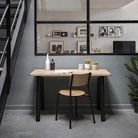 Free-standing desk MODERNcontemporarypinenatural oak