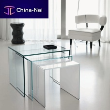Contemporary nesting tables TRIOglassrectangularhome