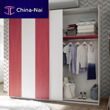 Contemporary wardrobe ENJOYwoodenwith sliding doorchild's