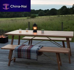 Contemporary table Twooakoak baserectangular