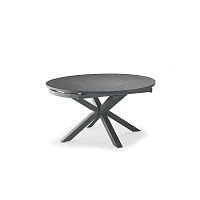 Contemporary table MYKONOSaluminumaluminum baseround