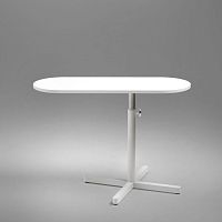 Contemporary computer table S-TABLEsingle columncommercial