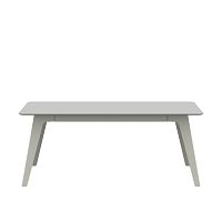 Contemporary dining table Kern porcelainaluminum baserectangular