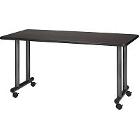 Contemporary table ACTIVITY HPLmetal basesquare
