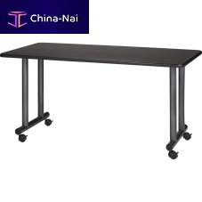 Contemporary table ACTIVITY HPLmetal basesquare