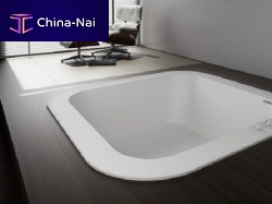 Square bathtub ALFA FUSIONhydromassagechromotherapyacrylic