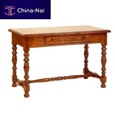 Louis XIII desk BU316woodenwith storage compartment