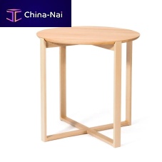 Contemporary side table Delta 725oakbeechoak base