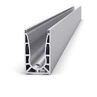 Extruded aluminum profile VetroMount®anodized aluminumU-shapedY
