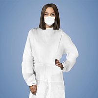 Unisex visitor gown ALEX polypropylenedisposablebreathable