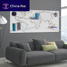 Wall-mounted shelf P4680 contemporarylacquered wood