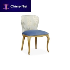 Classic dining chair FLORENCEindoorfabricwooden base