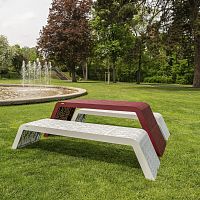 Contemporary table Chalidor 700stainless steelstainless steel baserectangular