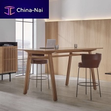 Contemporary high bar table MITIS HIGHoakwalnutebony