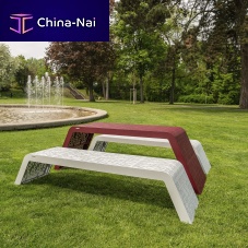 Contemporary table Chalidor 700stainless steelstainless steel baserectangular