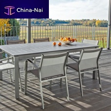 Contemporary table PANAREA aluminumpaperaluminum base