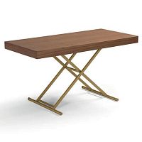 Contemporary table SMARTwoodenwalnut baserectangular