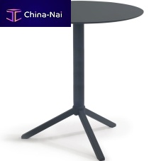 Contemporary table Timesteelmetal baserectangular