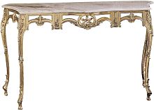 Classic sideboard table NATURA L.marblebrassrectangular