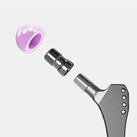 Revision hip prosthesis BioBall®primarycemented or non-cemented