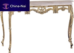 Classic sideboard table NATURA L.marblebrassrectangular