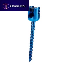 Thoracic-lumbar vertebra pedicle screw polyaxialmetallic